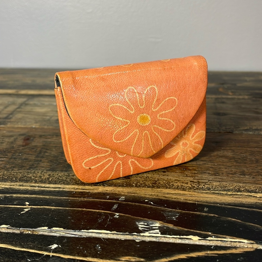 Adorable leather change purse